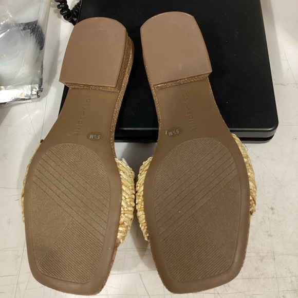 Easy Spirit Women's Gatlin Slide Sandal Beach Jute Straw Sandals NEW Size 5.5 - Picture 3 of 3